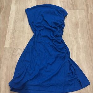 Elegant Blue Women's Dress